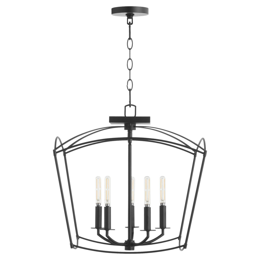 Quorum Mantle 2812-18-59 Pendant Light - Matte Black