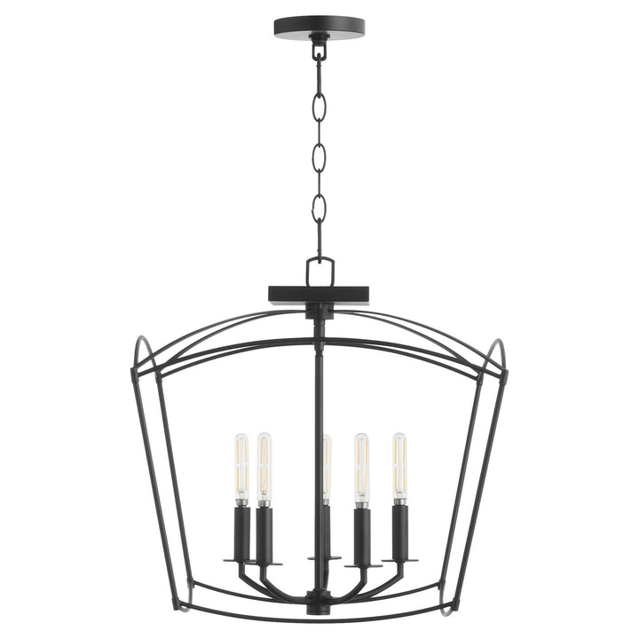 Quorum Mantle 2812-18-59 Pendant Light - Matte Black