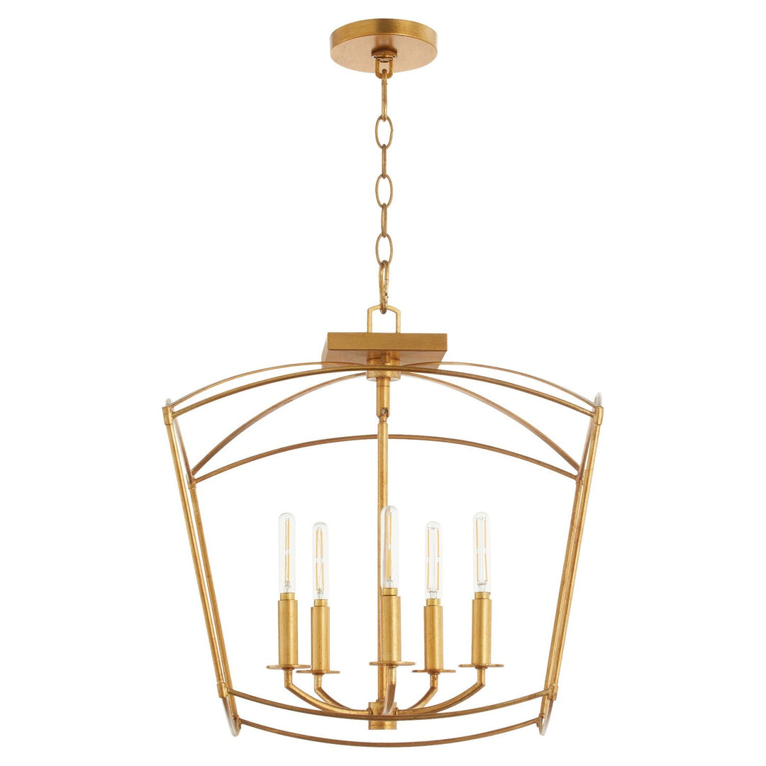 Quorum Mantle 2812-18-74 Pendant Light - Gold Leaf