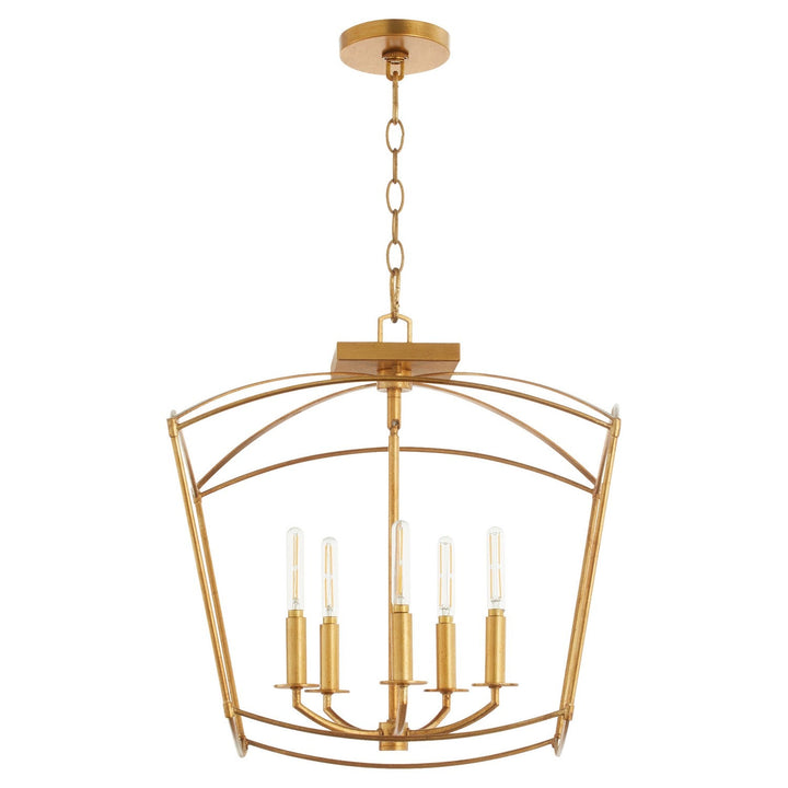 Quorum Mantle 2812-18-74 Pendant Light - Gold Leaf