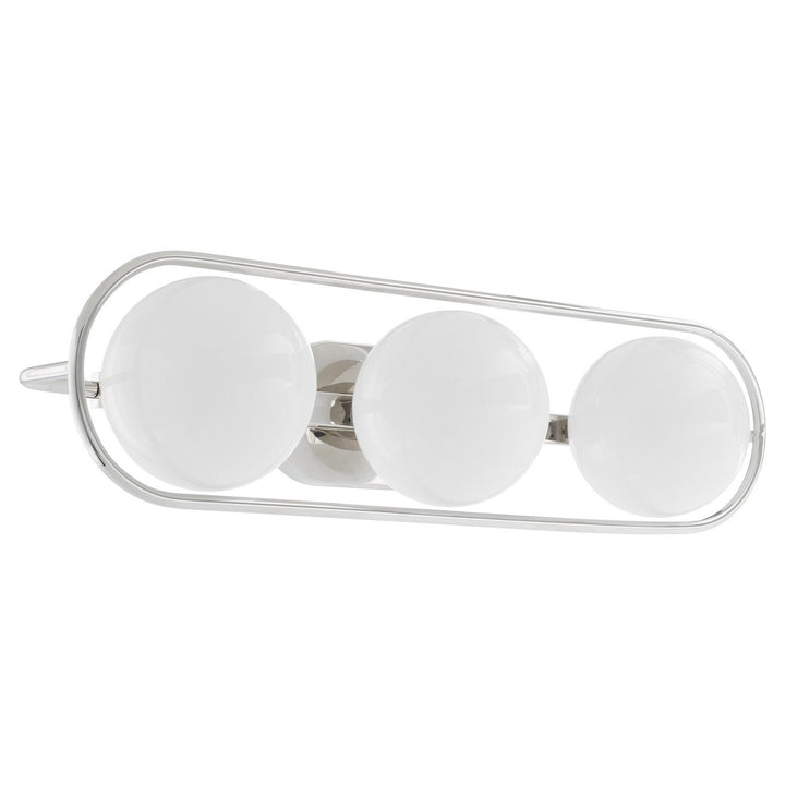 Quorum Belmont 5137-3-62 Bath Vanity Light 26 in. wide - Polished Nickel