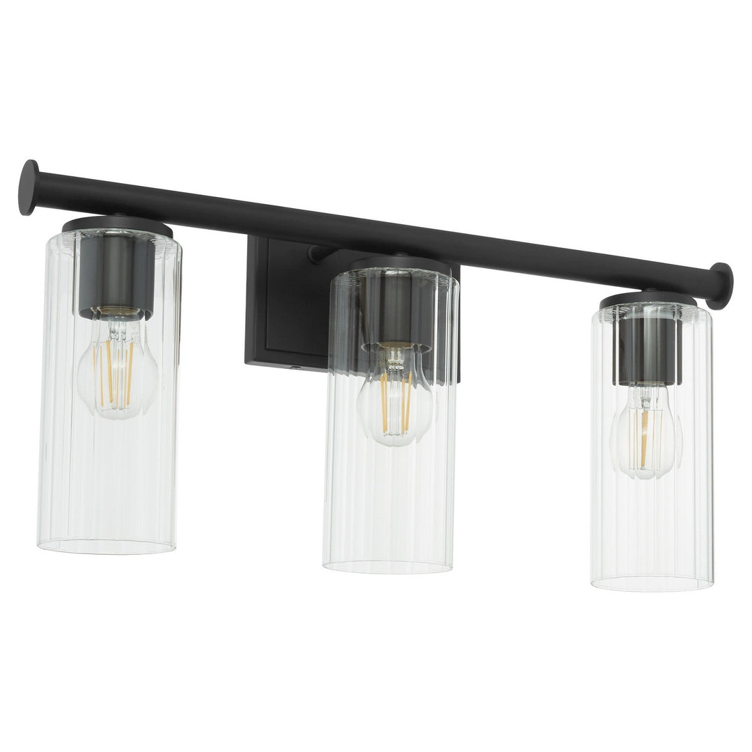 Quorum Juniper by Tamara Day 541-3-59 Bath Vanity Light 24 in. wide - Matte Black