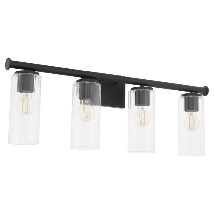 Quorum Juniper by Tamara Day 541-4-59 Bath Vanity Light 32 in. wide - Matte Black