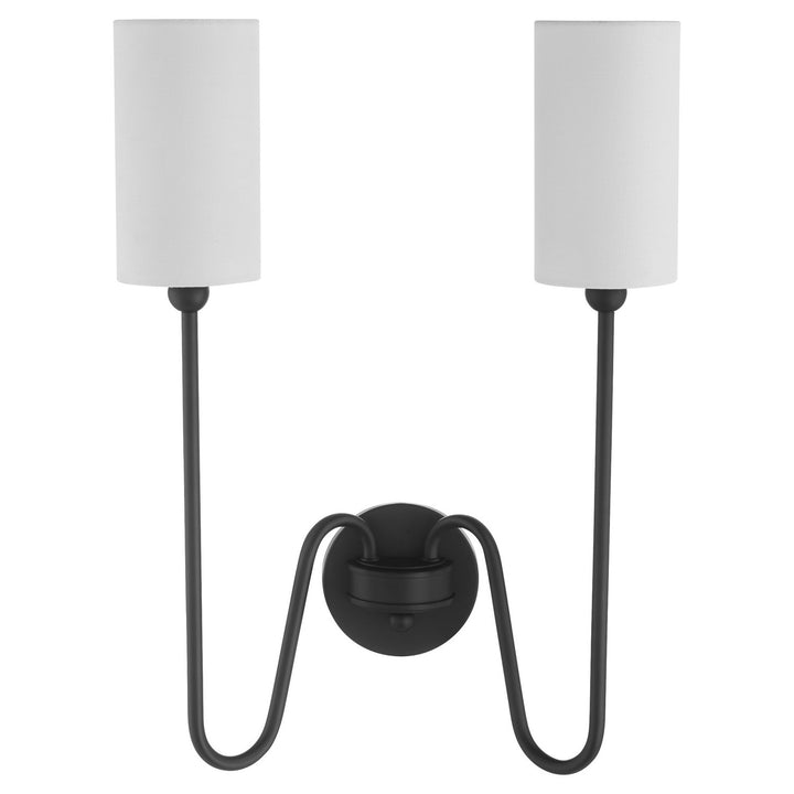Quorum Charlotte by Tamara Day 597-2-59 Wall Sconce Light - Matte Black