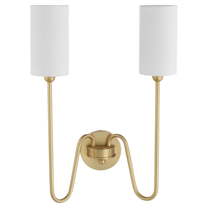 Quorum Charlotte by Tamara Day 597-2-80 Wall Sconce Light - Aged Brass