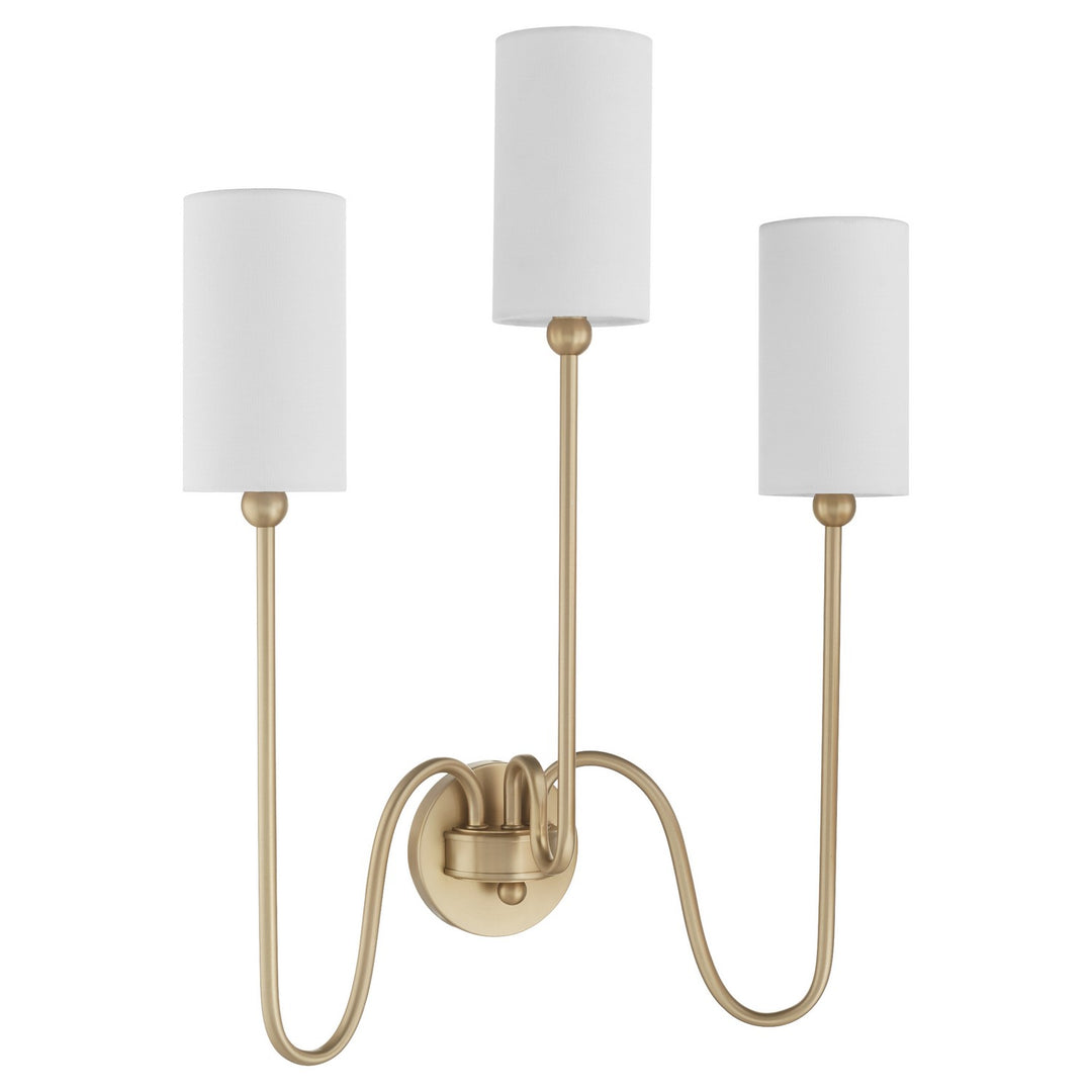 Quorum Charlotte by Tamara Day 597-3-80 Wall Sconce Light - Aged Brass
