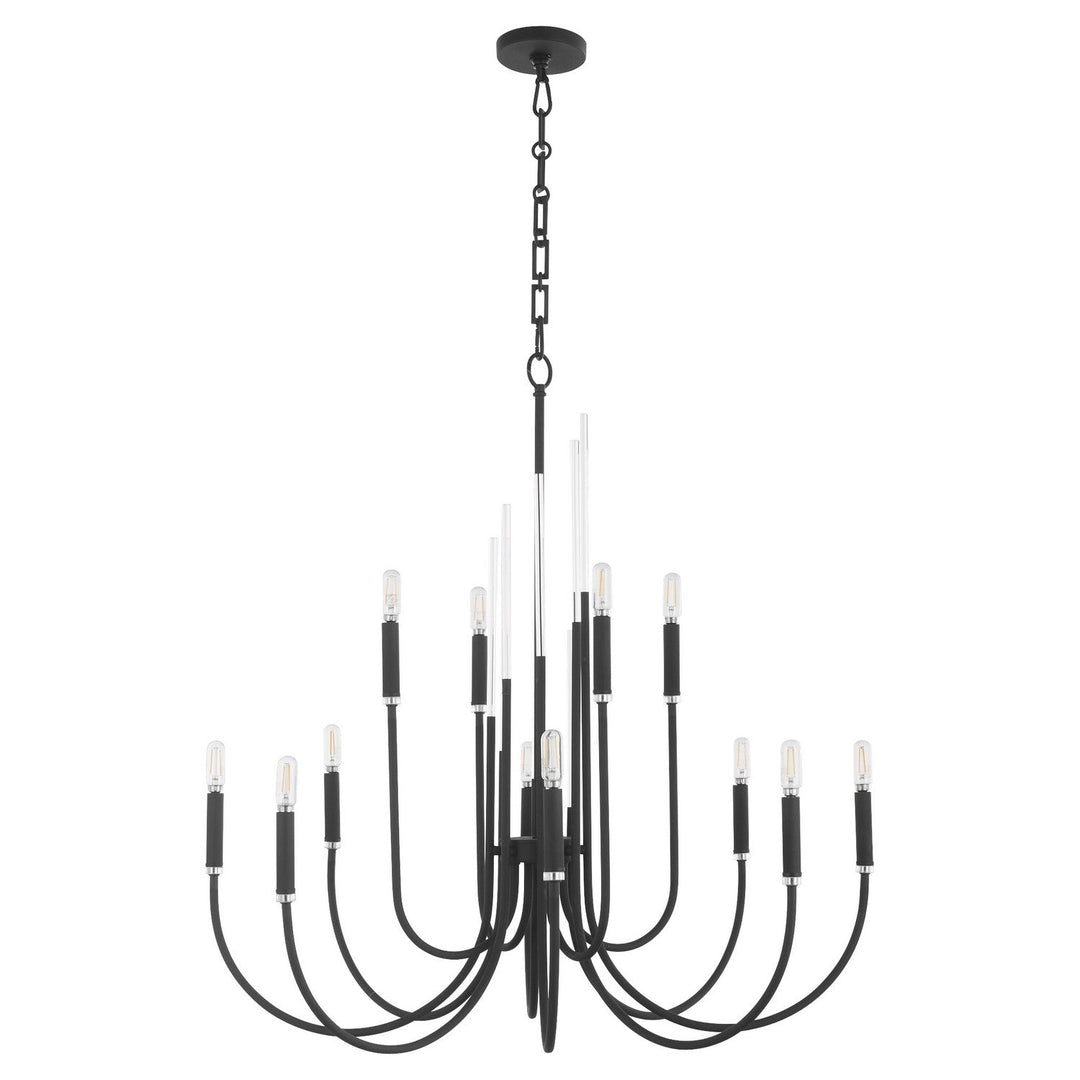 Quorum SUMMIT 6223-12-69 Chandelier Light - Textured Black