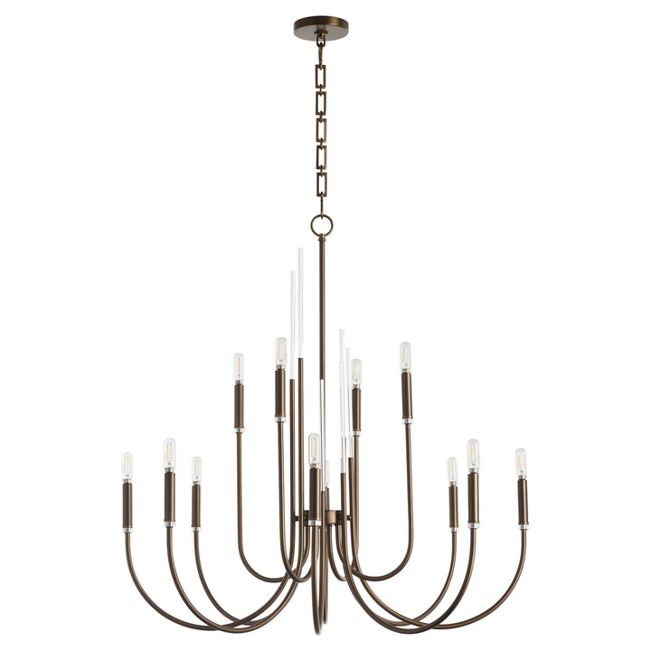 Quorum SUMMIT 6223-12-81 Chandelier Light - Dark Brass