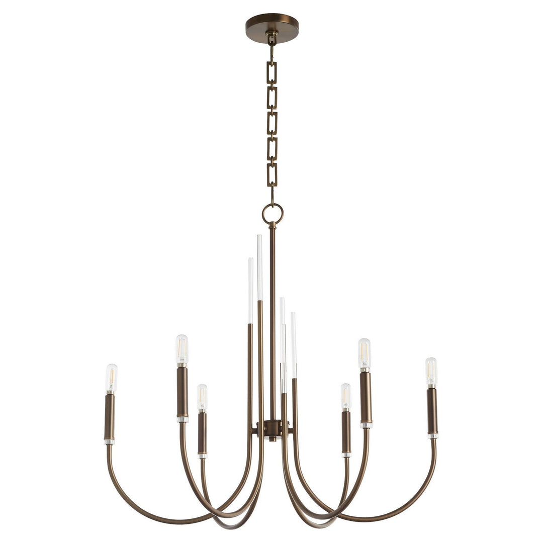 Quorum SUMMIT 6223-6-81 Chandelier Light - Dark Brass