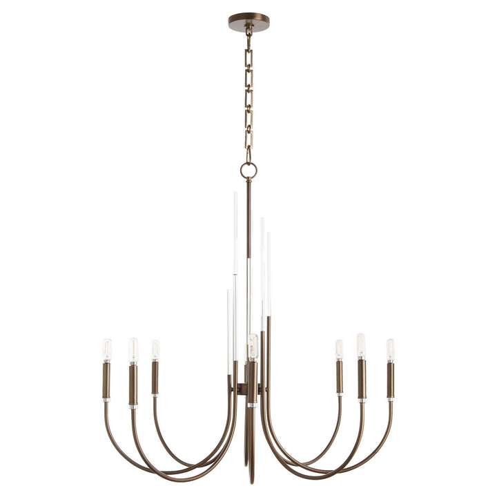 Quorum SUMMIT 6223-8-81 Chandelier Light - Dark Brass