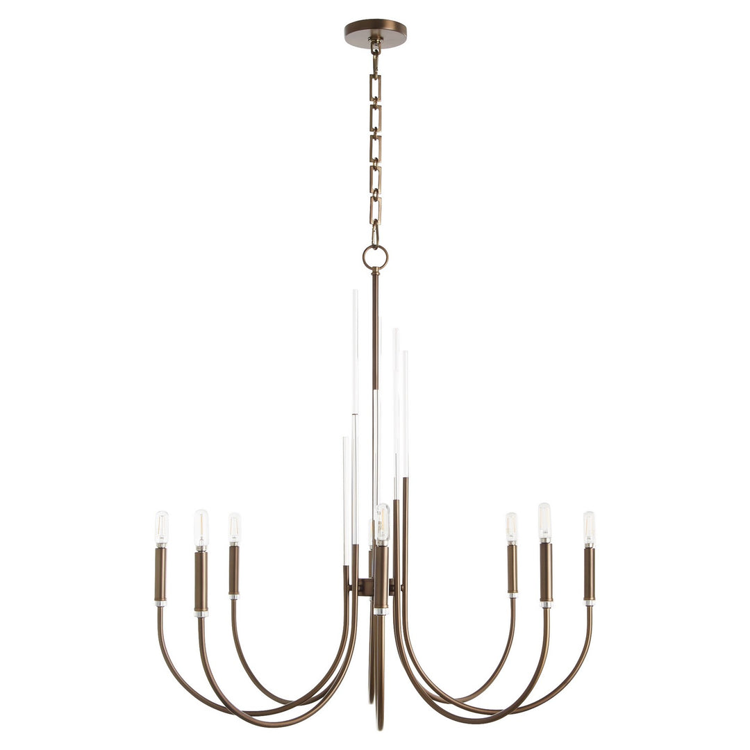 Quorum SUMMIT 6223-8-81 Chandelier Light - Dark Brass