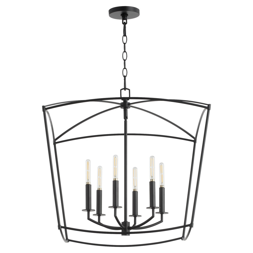 Quorum Mantle 6412-6-59 Pendant Light - Matte Black