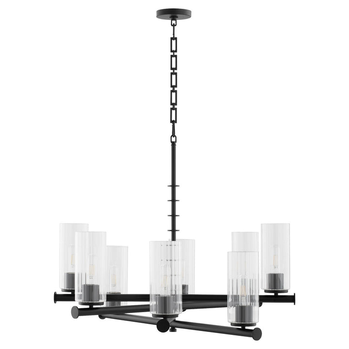 Quorum Juniper by Tamara Day 641-8-59 Chandelier Light - Matte Black