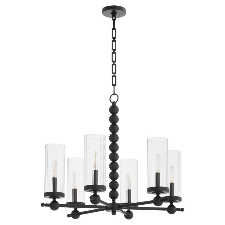 Quorum Lee Boulevard by Tamara Day 660-6-59 Chandelier Light - Matte Black