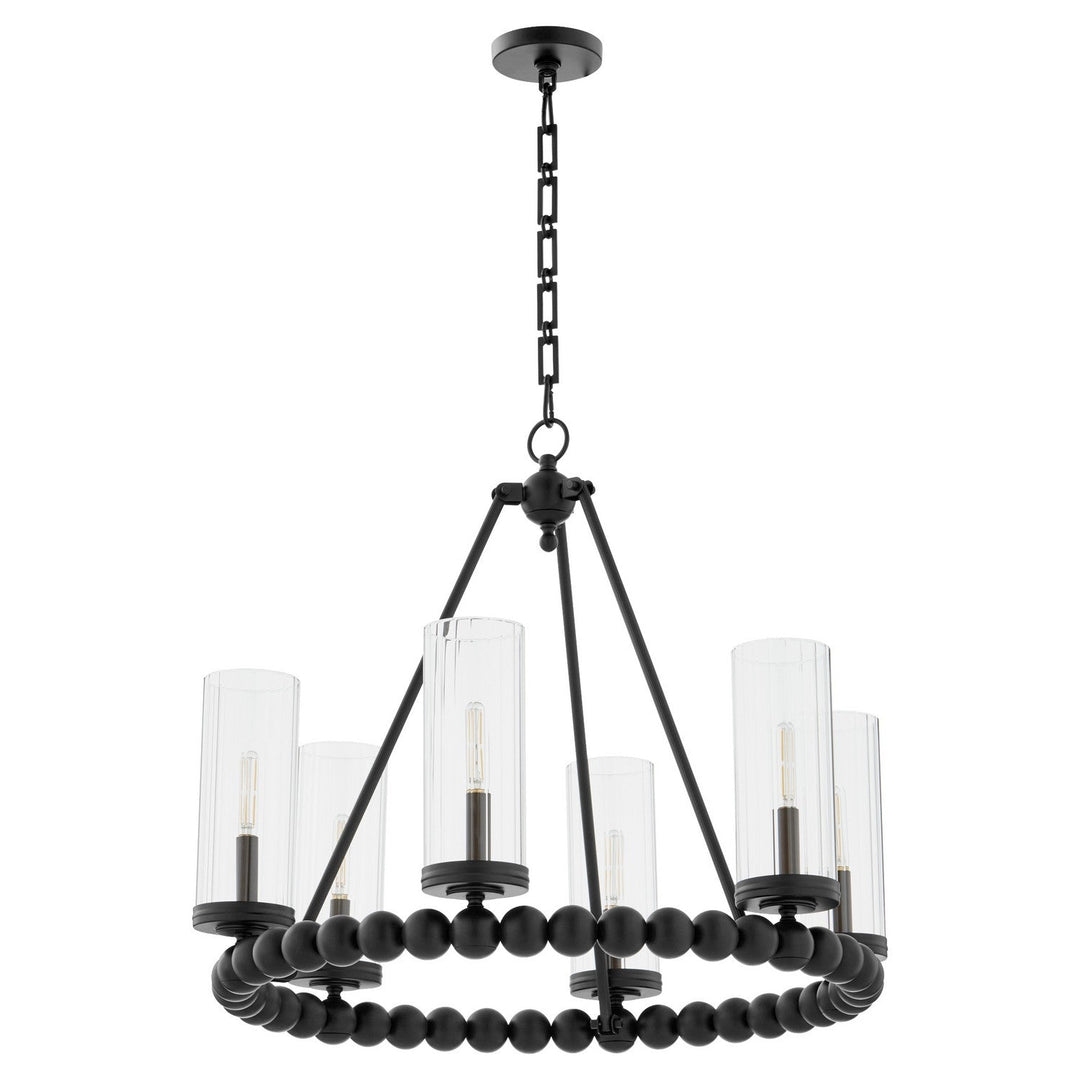 Quorum Lee Boulevard by Tamara Day 661-6-59 Chandelier Light - Matte Black