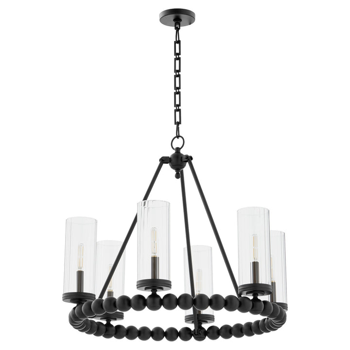 Quorum Lee Boulevard by Tamara Day 661-6-59 Chandelier Light - Matte Black