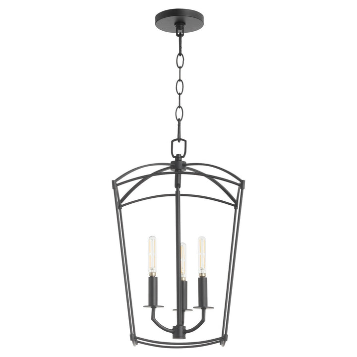 Quorum Mantle 6812-3-59 Pendant Light - Matte Black