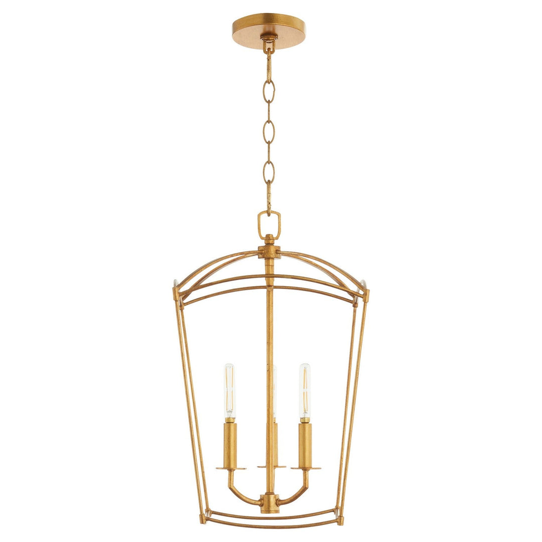 Quorum Mantle 6812-3-74 Pendant Light - Gold Leaf
