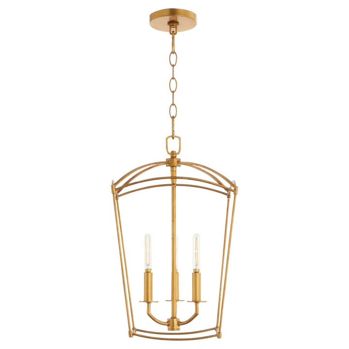 Quorum Mantle 6812-3-74 Pendant Light - Gold Leaf