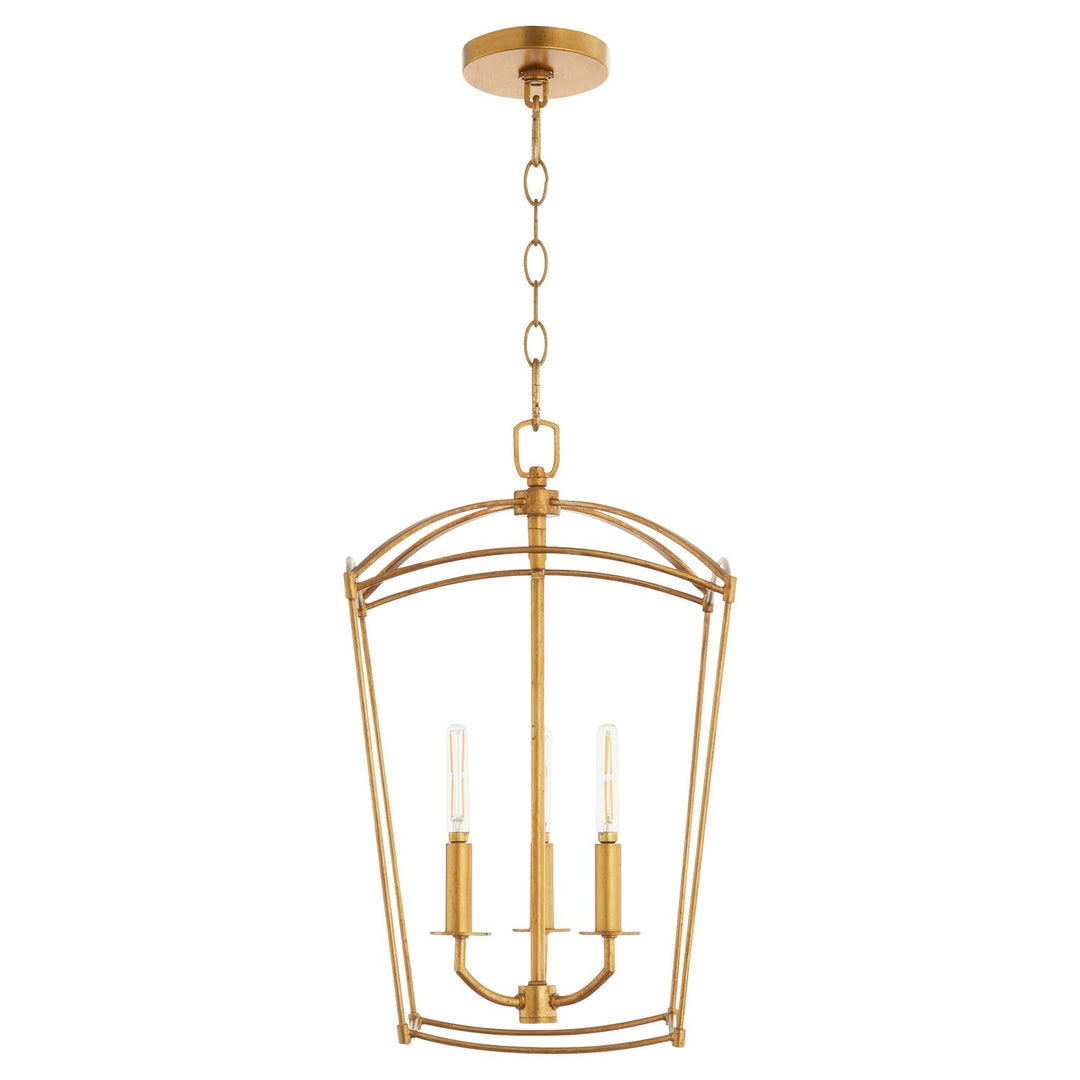 Quorum Mantle 6812-3-74 Pendant Light - Gold Leaf