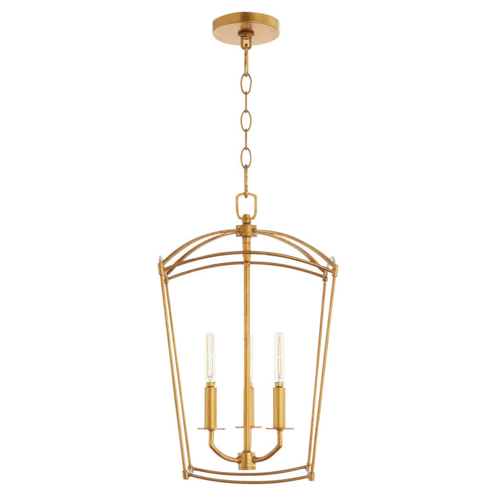 Quorum Mantle 6812-3-74 Pendant Light - Gold Leaf