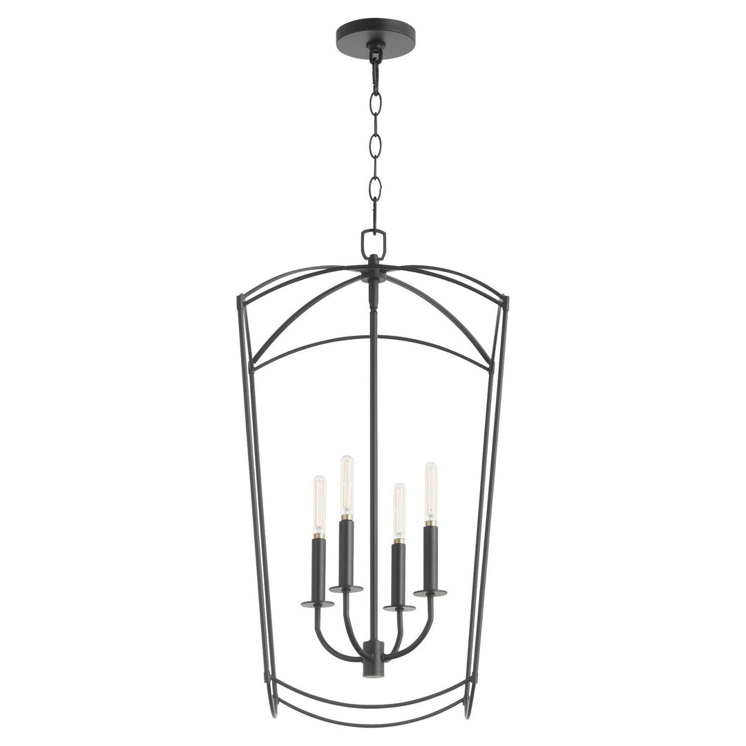 Quorum Mantle 6812-4-59 Pendant Light - Matte Black