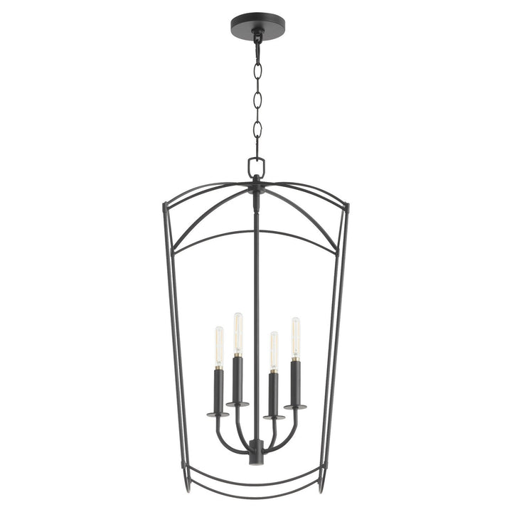 Quorum Mantle 6812-4-59 Pendant Light - Matte Black