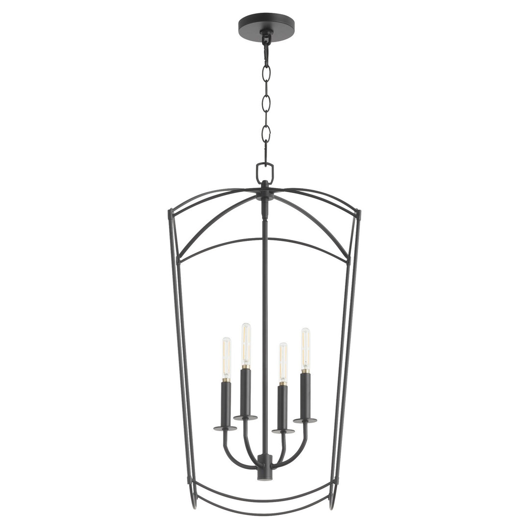 Quorum Mantle 6812-4-59 Pendant Light - Matte Black