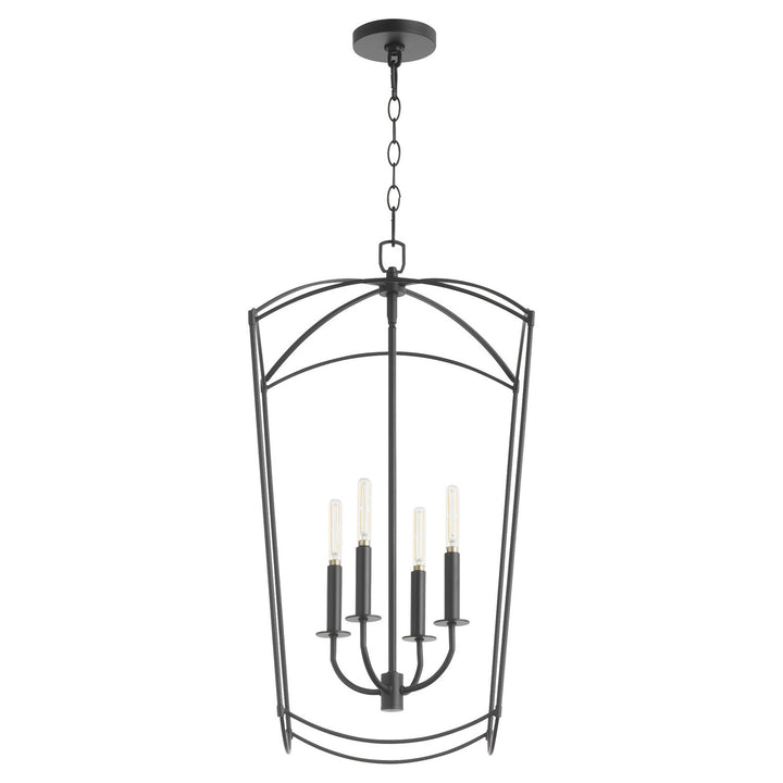 Quorum Mantle 6812-4-59 Pendant Light - Matte Black
