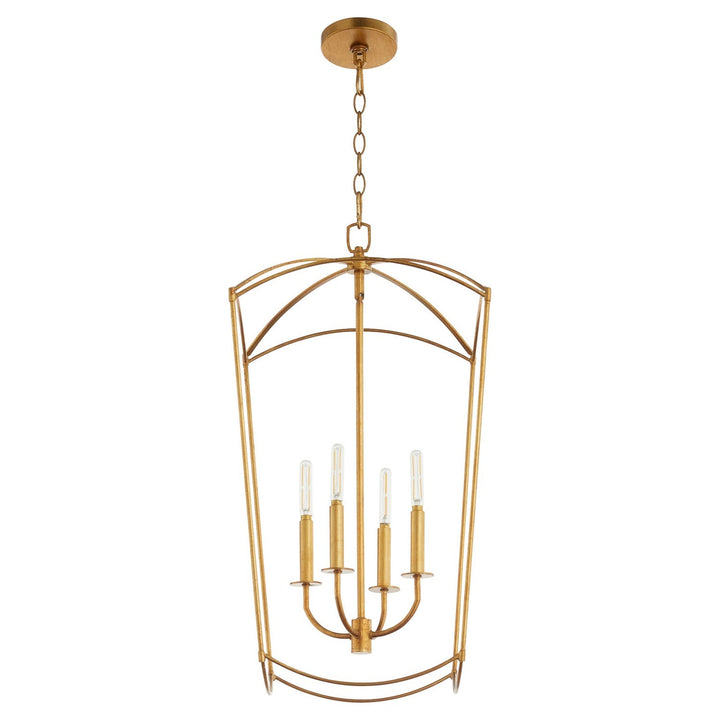 Quorum Mantle 6812-4-74 Pendant Light - Gold Leaf