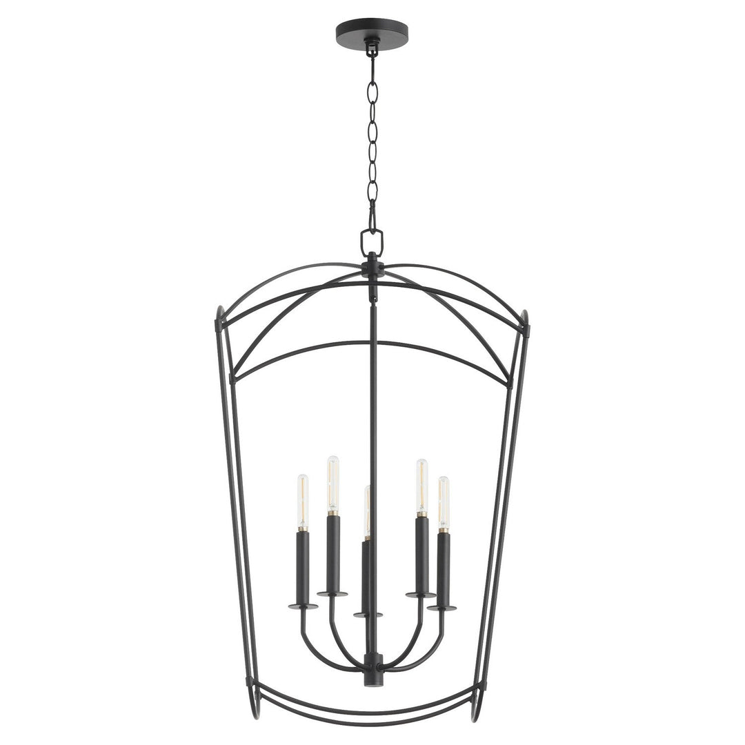 Quorum Mantle 6812-5-59 Pendant Light - Matte Black