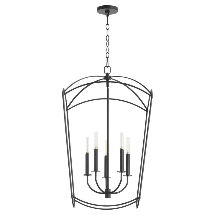Quorum Mantle 6812-5-59 Pendant Light - Matte Black