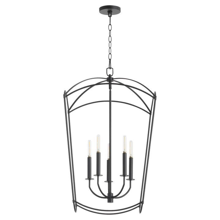 Quorum Mantle 6812-5-59 Pendant Light - Matte Black