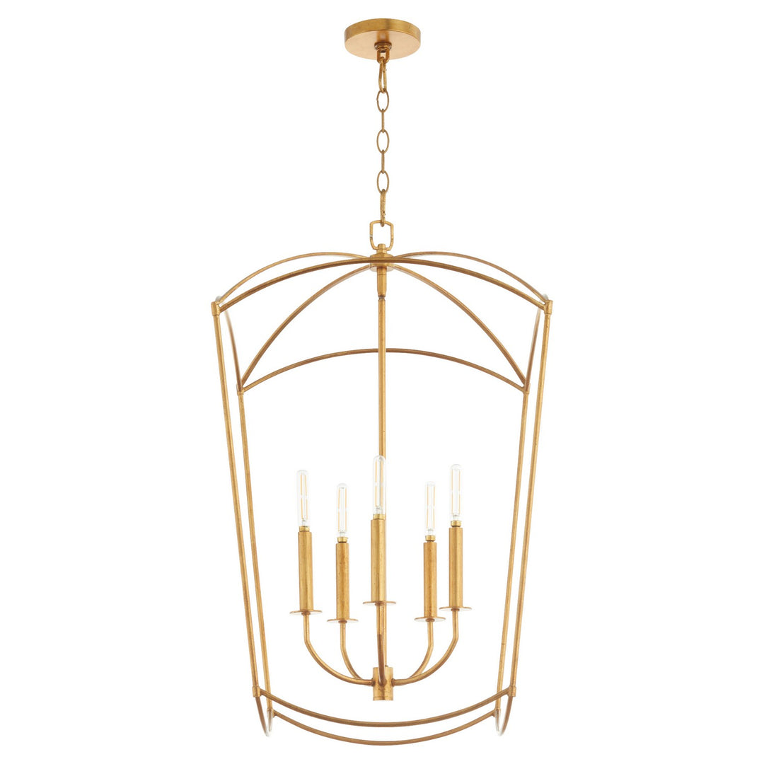 Quorum Mantle 6812-5-74 Pendant Light - Gold Leaf