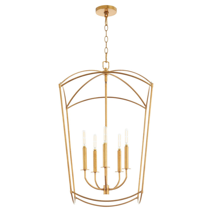 Quorum Mantle 6812-5-74 Pendant Light - Gold Leaf