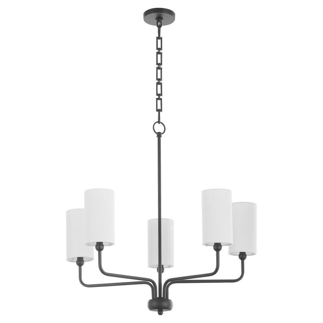 Quorum Charlotte by Tamara Day 698-5-59 Chandelier Light - Matte Black