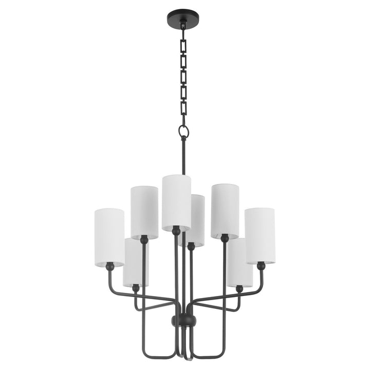 Quorum Charlotte by Tamara Day 698-8-59 Chandelier Light - Matte Black