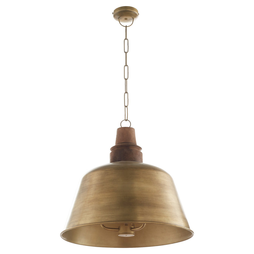 Quorum Artisan Series 84-3-75 Pendant Light - Artisan's Brass
