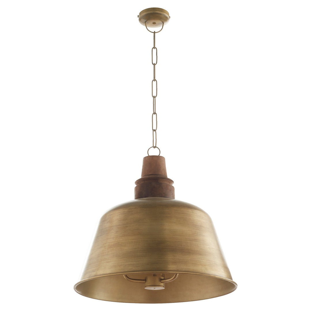 Quorum Artisan Series 84-3-75 Pendant Light - Artisan's Brass