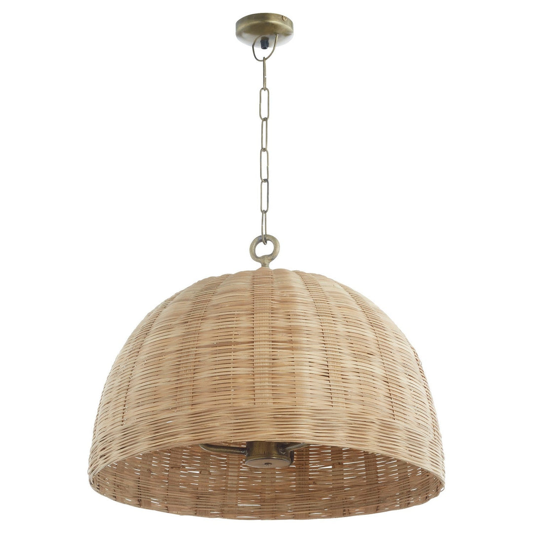 Quorum Artisan Series 86-3-75 Pendant Light - Artisan's Brass