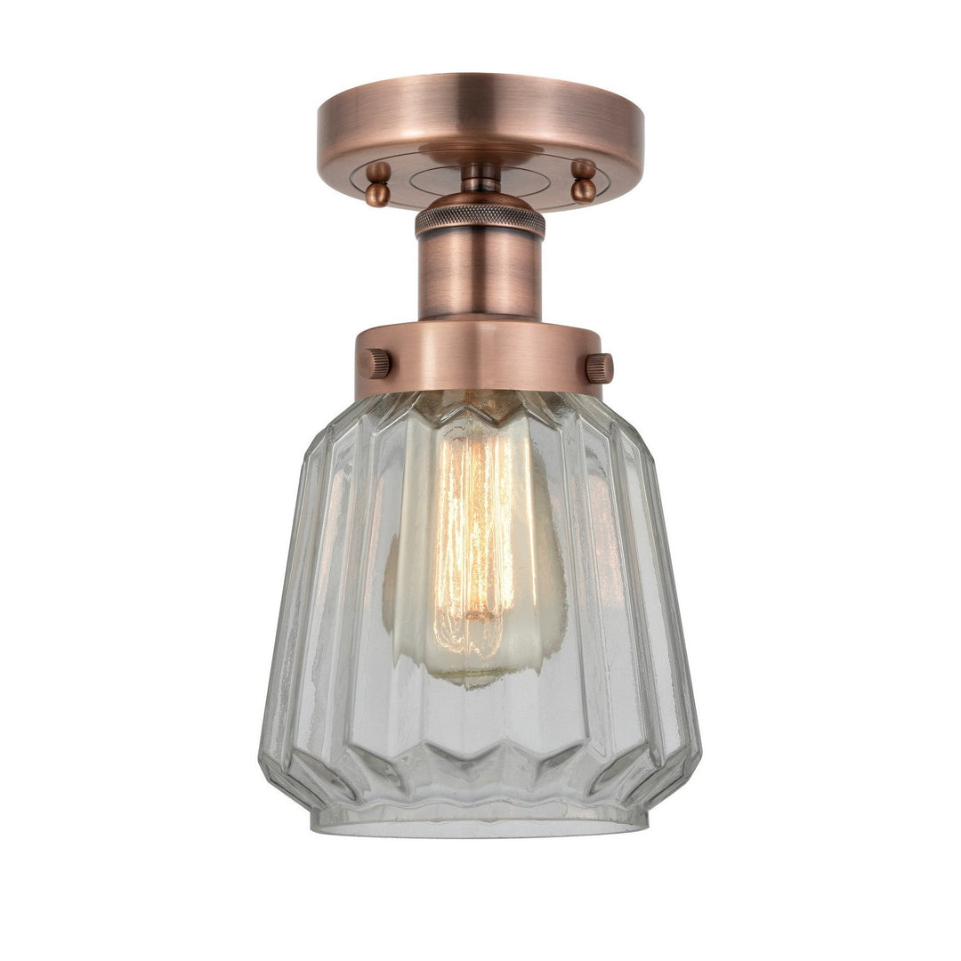 Innovations Edison 616-1F-AC-G142 Ceiling Light - Antique Copper