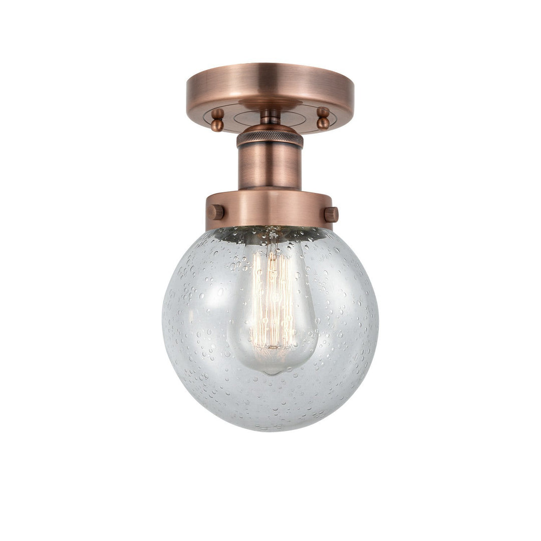 Innovations Edison 616-1F-AC-G204-6 Ceiling Light - Antique Copper