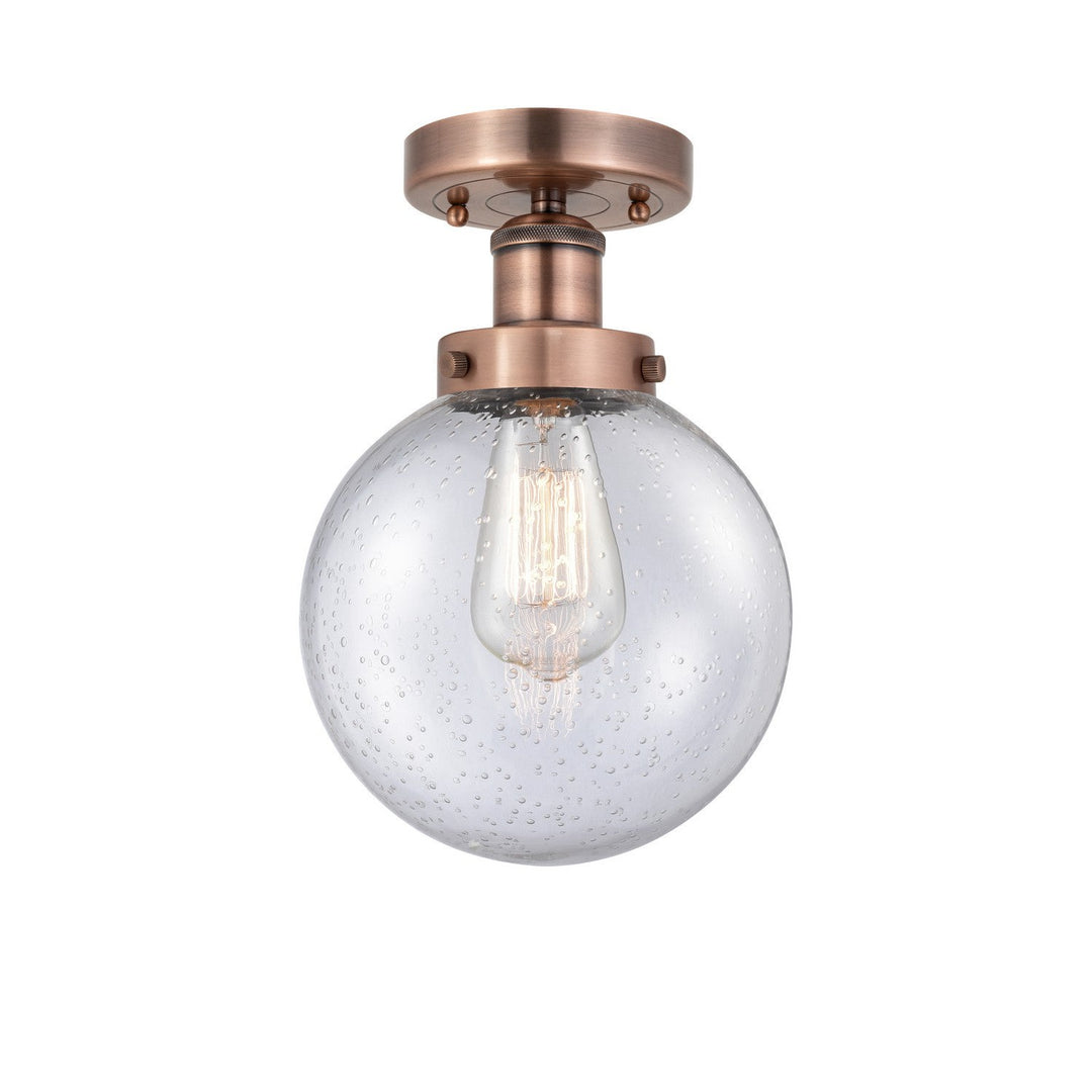 Innovations Edison 616-1F-AC-G204-8 Ceiling Light - Antique Copper