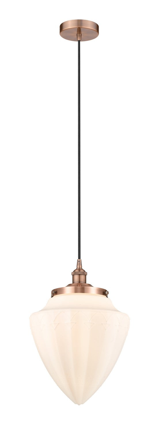 Innovations Downtown Urban 616-1PH-AC-G661-12 Pendant Light - Antique Copper