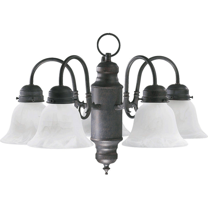 Quorum 6429 Nooks 6429-5-44 Chandelier Light - Toasted Sienna
