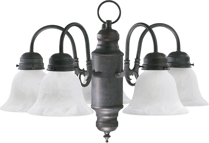 Quorum 6429 Nooks 6429-5-44 Chandelier Light - Toasted Sienna