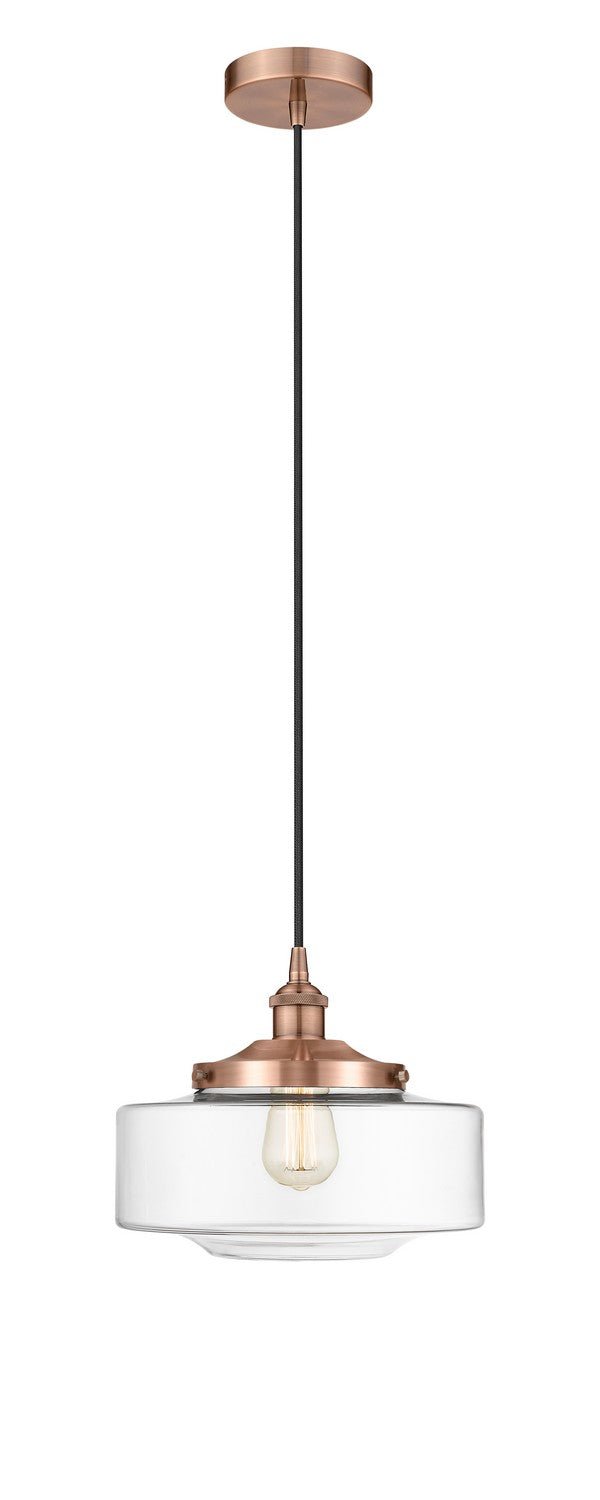 Innovations Downtown Urban 616-1PH-AC-G692-12 Pendant Light - Antique Copper