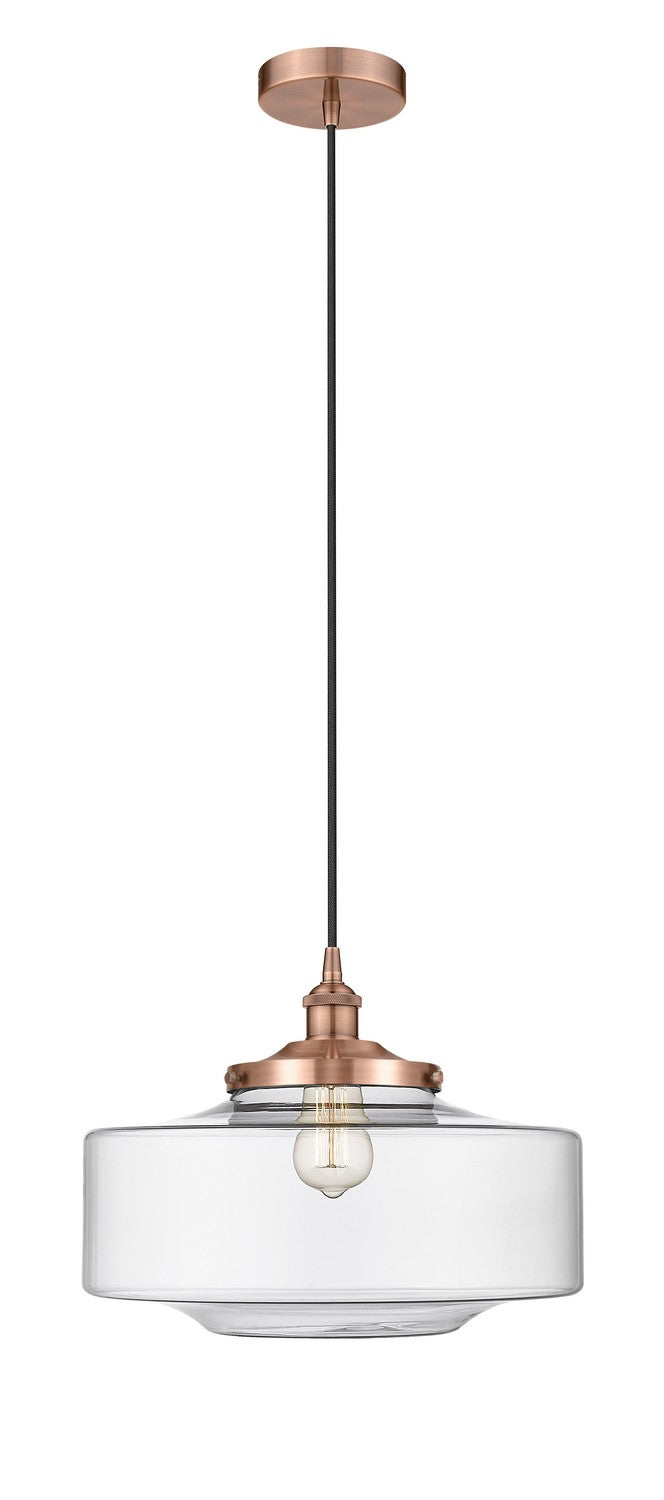 Innovations Downtown Urban 616-1PH-AC-G692-16 Pendant Light - Antique Copper