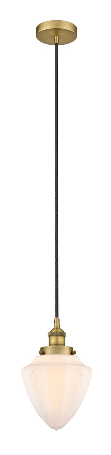 Innovations Downtown Urban 616-1PH-BB-G661-7 Pendant Light - Brushed Brass