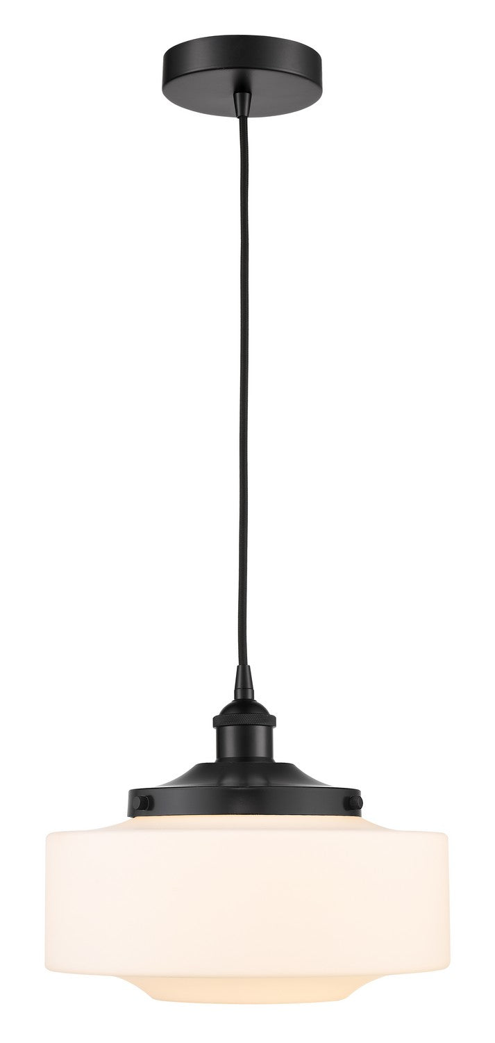 Innovations Downtown Urban 616-1PH-BK-G691-12 Pendant Light - Matte Black